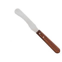 Steel spatula for waxing