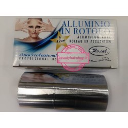 Rotolo carta stagnola alluminio per mèches H 12 cm Roial stagnole per capelli