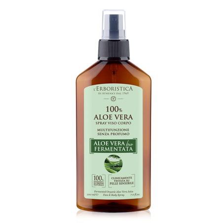 L'Erboristica di Athena's  100% Aloe Vera Bio Spray Viso E Corpo 200ml