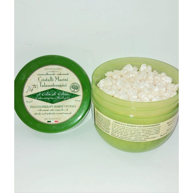 Athena's Cristalli Marini Talassoterapici all'Olio di Oliva 500gr