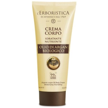 L’Erboristica di Athena's Crema Corpo Olio di Argan Biologico 200ml