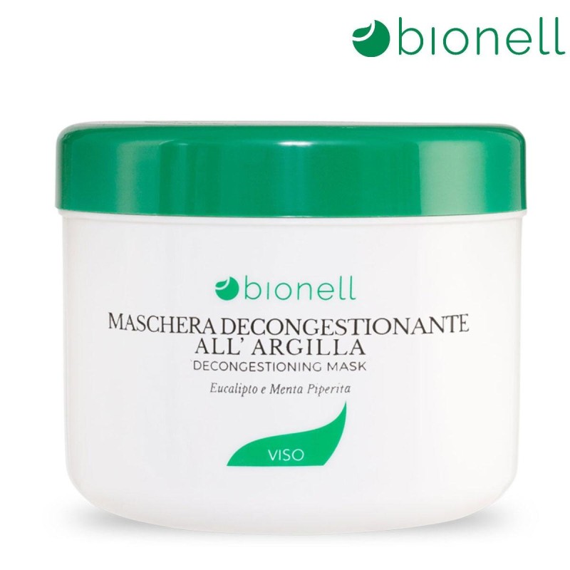 Bionell Maschera Viso Decongestionante all' Argilla 500ml