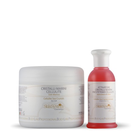 SKINSYSTEM CRISTALLI MARINI CELLULITE 350 g + ATTIVATORE 150 ml