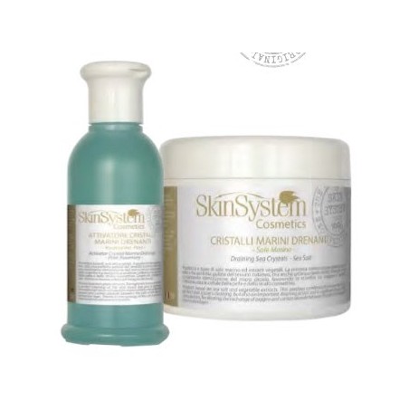 SKINSYSTEM CRISTALLI MARINI DRENANTI 350 g + ATTIVATORE 150 ml