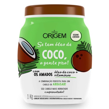 ORIGEM MASCHERA IDRATANTE CAPELLI SECCHI ALL'OLIO DI COCCO 1KG