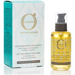 Offerta!!!  6 pezzi Oro Del Marocco Olioseta Trattamento Olio Per Capelli Fini O Biondi 100ml + omaggio Olio Riparatore  30ml